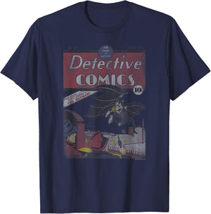 Batman Detective #27 Distressed T-Shirt - T-Shirt | Navy