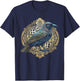 Raven Viking Valhalla North Myths T-Shirt - T-Shirt | Navy
