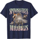 Roaring Spinosaurus Mirabilis Prehistoric Dinosaur T-Shirt - T-Shirt | Navy