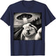 Funny Rabbit Bunny Selfie UFOs T-Shirt - T-Shirt | Navy