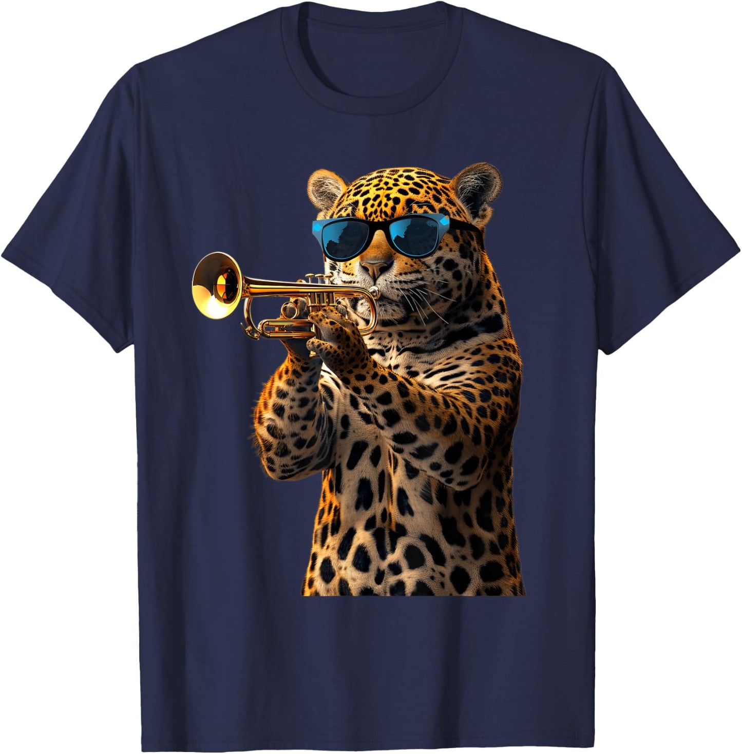 Jaguar Trumpet T-Shirt - T-Shirt | Navy