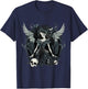 Fairy Grunge Fairycore Aesthetic Skeleton Butterfly Gothic T-Shirt - T-Shirt | Navy