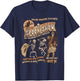 Punk Rock Monster Mummy Horror Movie Fan Halloween Ghosts T-Shirt - T-Shirt | Navy
