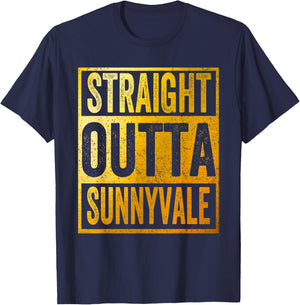 Straight Outta Sunnyvale Shirt Sunnyvale Trailer Park T-Shirt - T-Shirt | Navy