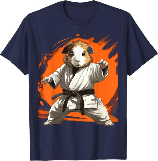 MMA Guinea Pig Karate T-Shirt - T-Shirt | Navy