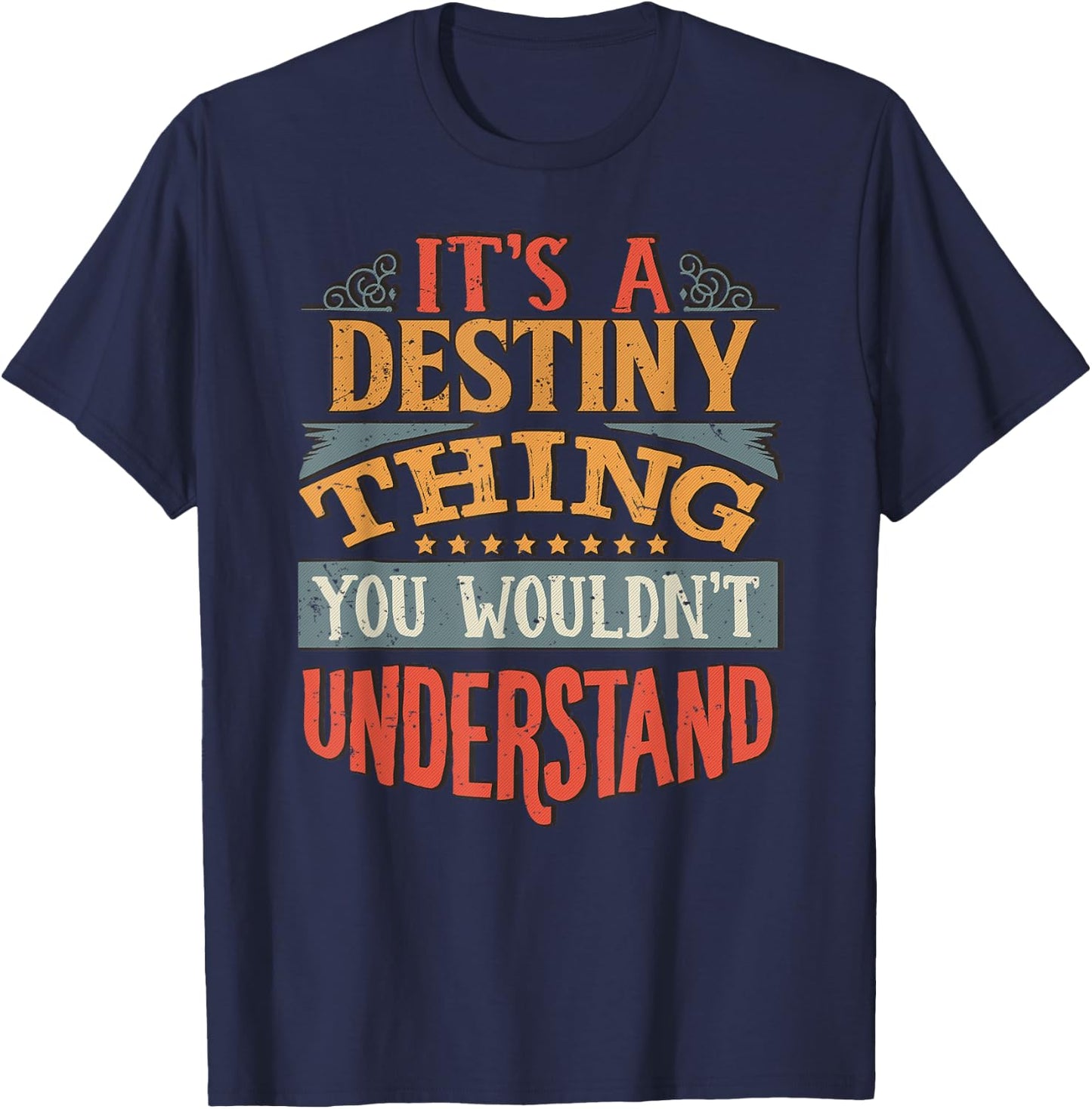 Destiny Name T-Shirt - T-Shirt | Navy