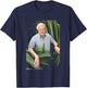 David Attenborough Amongst Nature Documentarian T-Shirt - T-Shirt | Navy