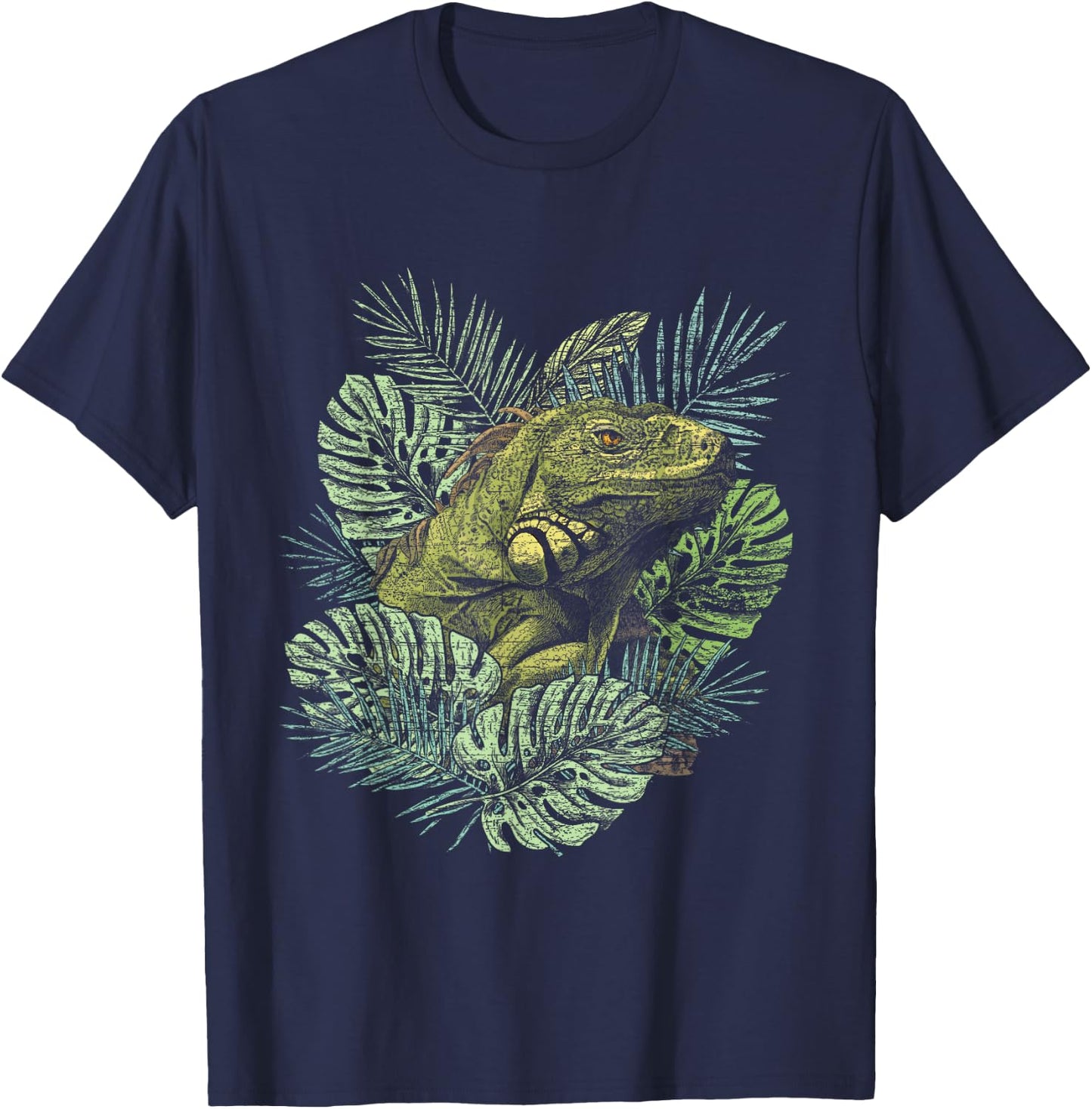 Zoo Keeper Lizard Lover Gift Iguana T-Shirt - T-Shirt | Navy