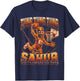 Tung Tung Tung Sahur Basketball Fire Dunk Italian Brainrot T-Shirt - T-Shirt | Navy