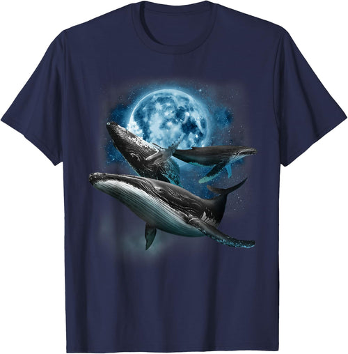 Humpback Whale Shirt - Howling at the Moon Humpback Whale
