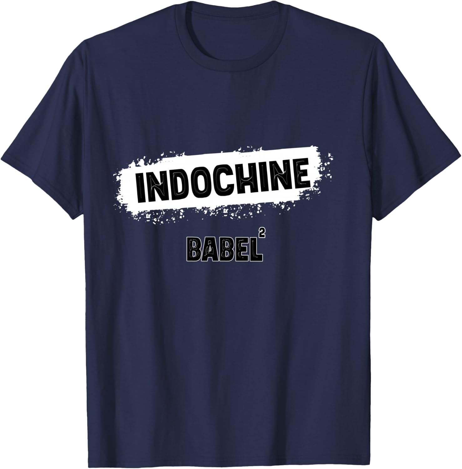 Babel Times 2 Man And Woman , Black, S T-Shirt - T-Shirt | Navy