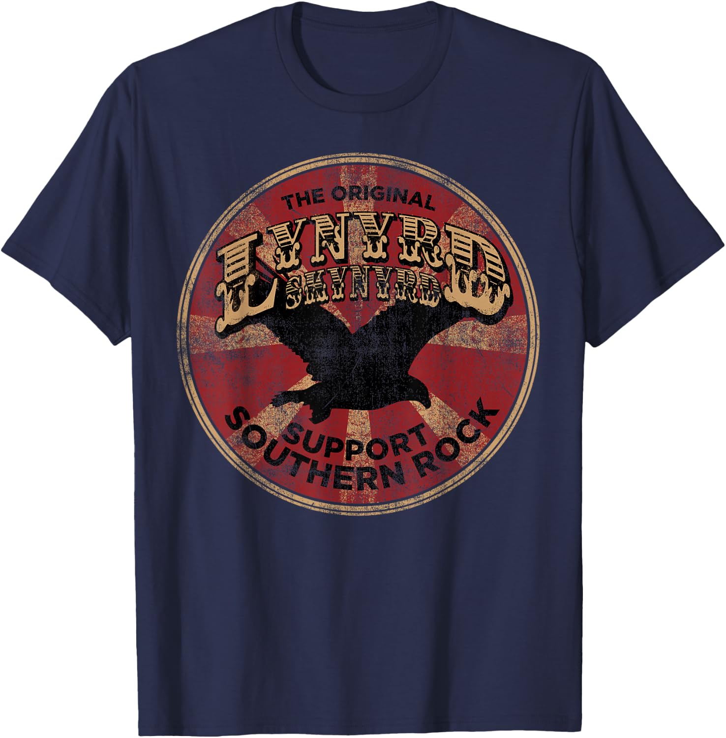 Lynyrd Skynyrd Original Southern Rock Country Vintage 1970s T-Shirt - T-Shirt | Navy