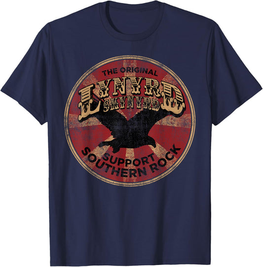 Lynyrd Skynyrd Original Southern Rock Country Vintage 1970s T-Shirt - T-Shirt | Navy