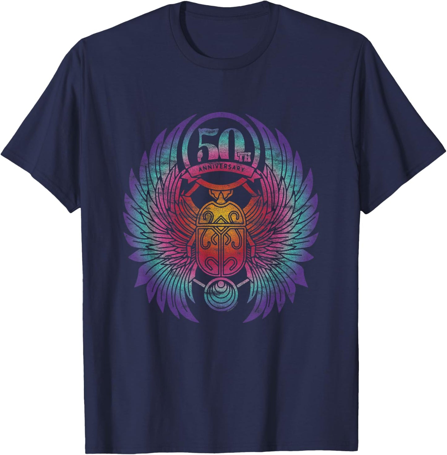 Journey 50th Anniversary Album Art Music T-Shirt - T-Shirt | Navy