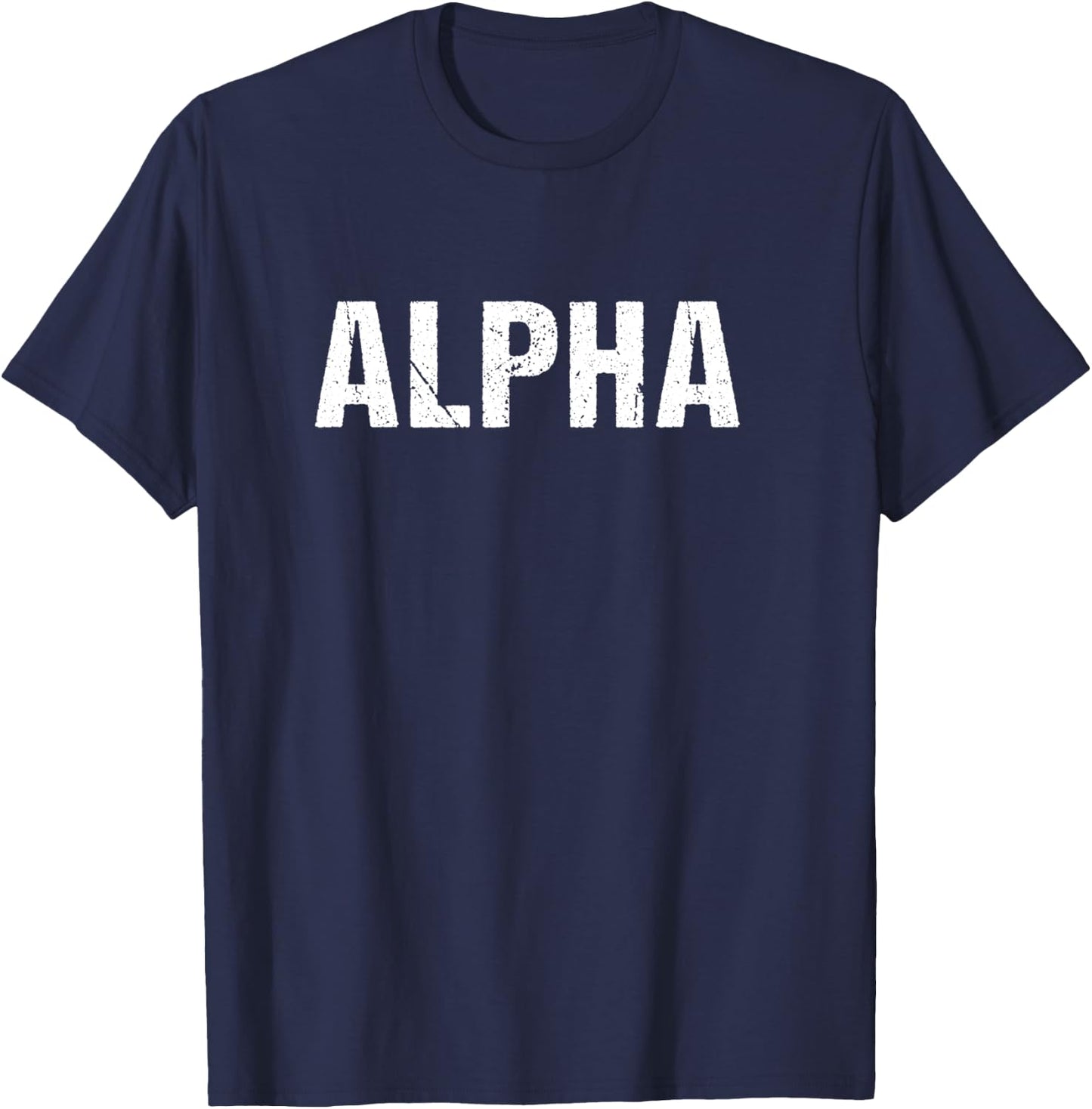 Alpha Shirt, black T-Shirt - T-Shirt | Navy
