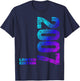 19. Geburtstag 2007 Limited Edition Junge Mädchen T-Shirt - T-Shirt | Navy