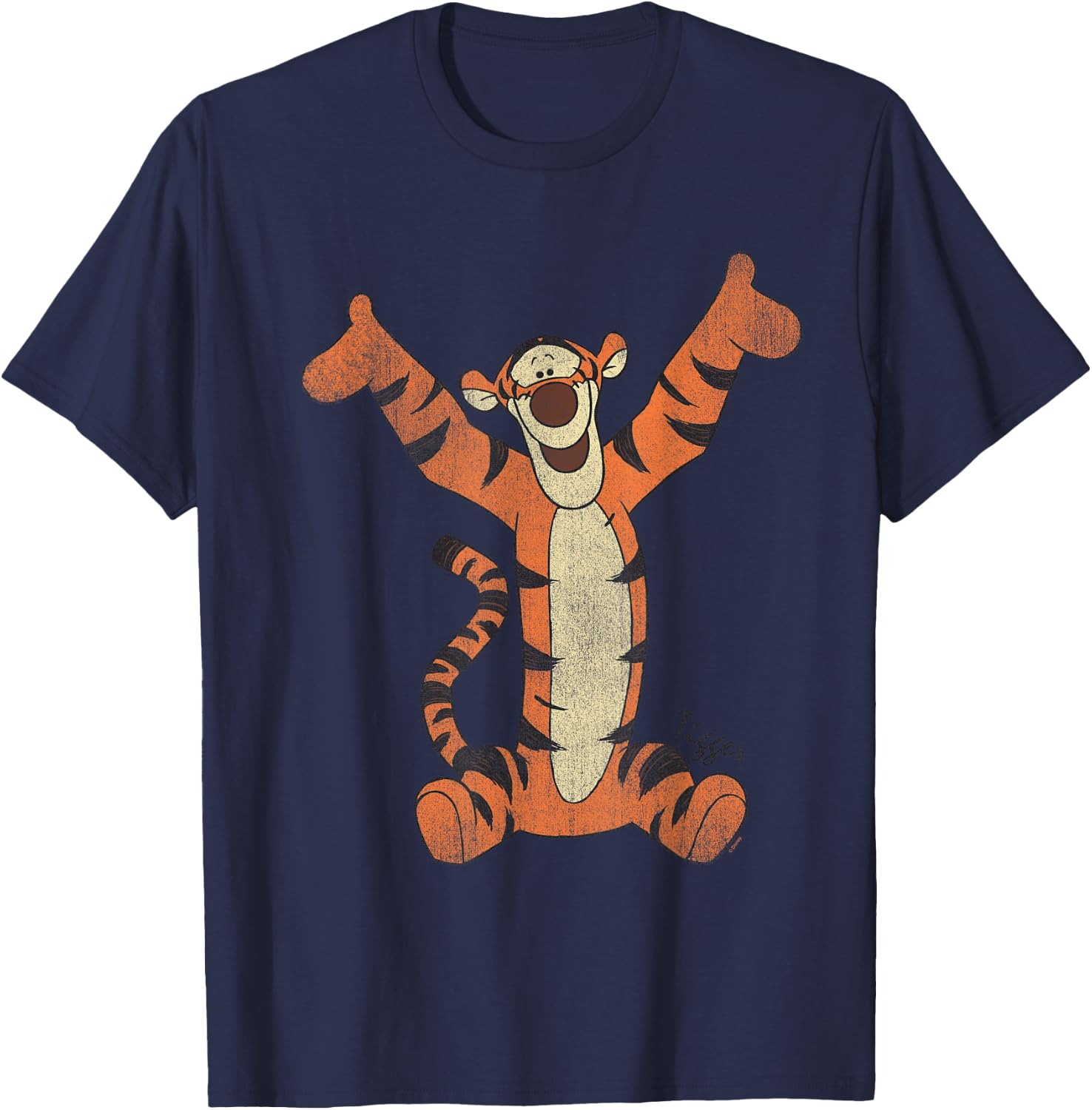Winnie The Pooh Tigger Classic T-Shirt - T-Shirt | Navy