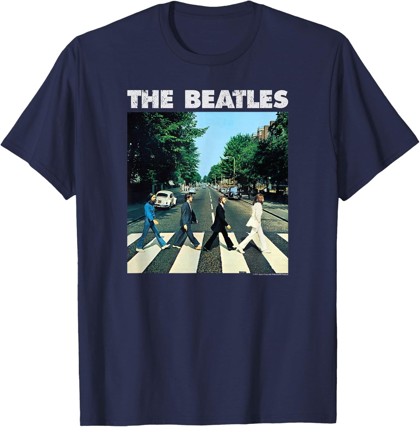 The Beatles Abbey Road T-Shirt - T-Shirt | Navy