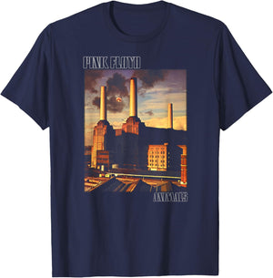 Offizielles Pink Floyd Animals Rock Band T-Shirt - T-Shirt | Navy