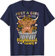 Highland Cow Scottish Just a Girl Who Loves Highland Cows T-Shirt - T-Shirt | Navy