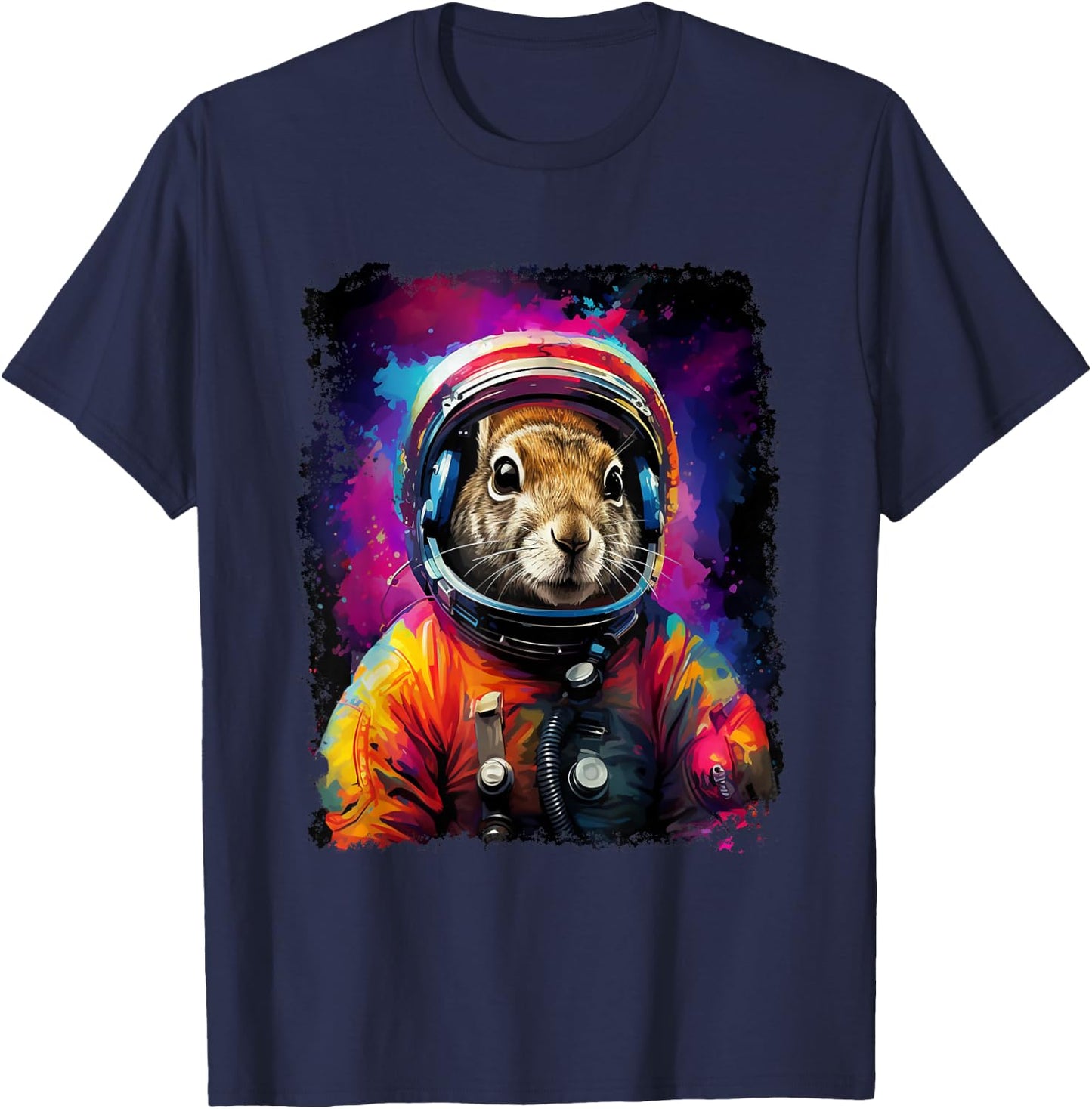 Space Squirrel T-Shirt - T-Shirt | Navy