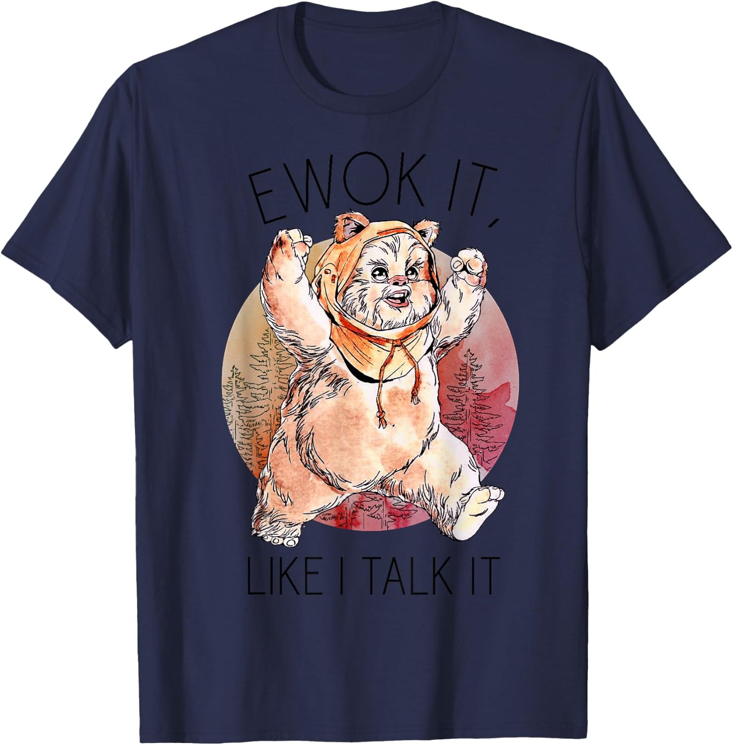 Star Wars Ewok It T-Shirt - T-Shirt | Navy