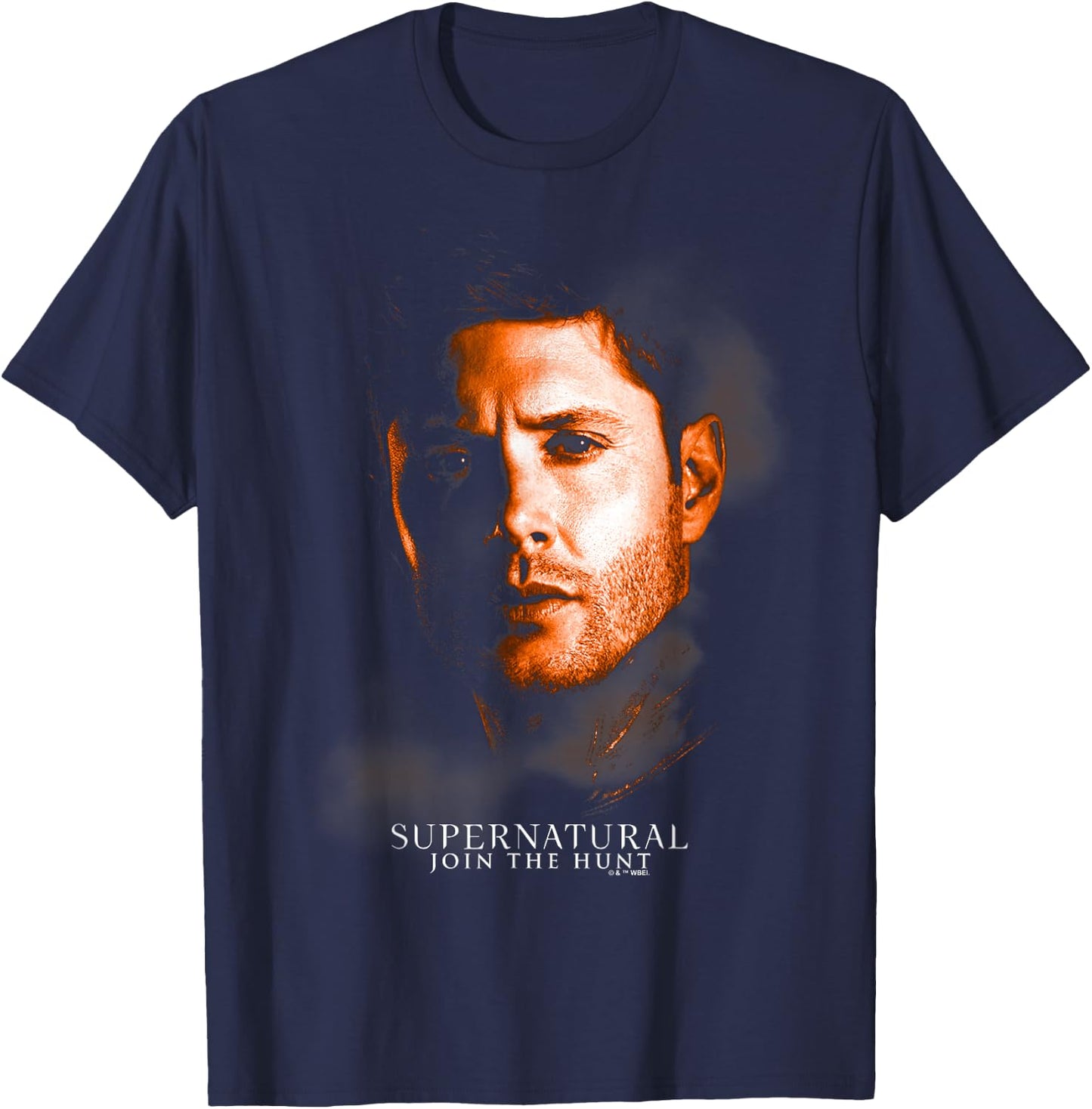 Supernatural Dean Winchester Portrait T-Shirt - T-Shirt | Navy