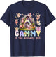 Gammy of The Birthday Fairy Little Girl Magical Family T-Shirt - T-Shirt | Navy