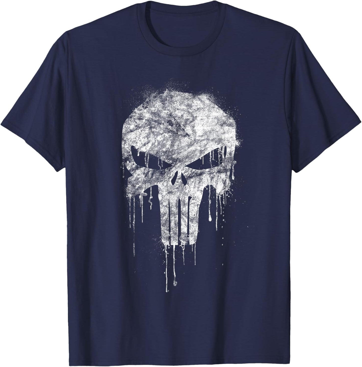 Marvel The Punisher White , black T-Shirt - T-Shirt | Navy