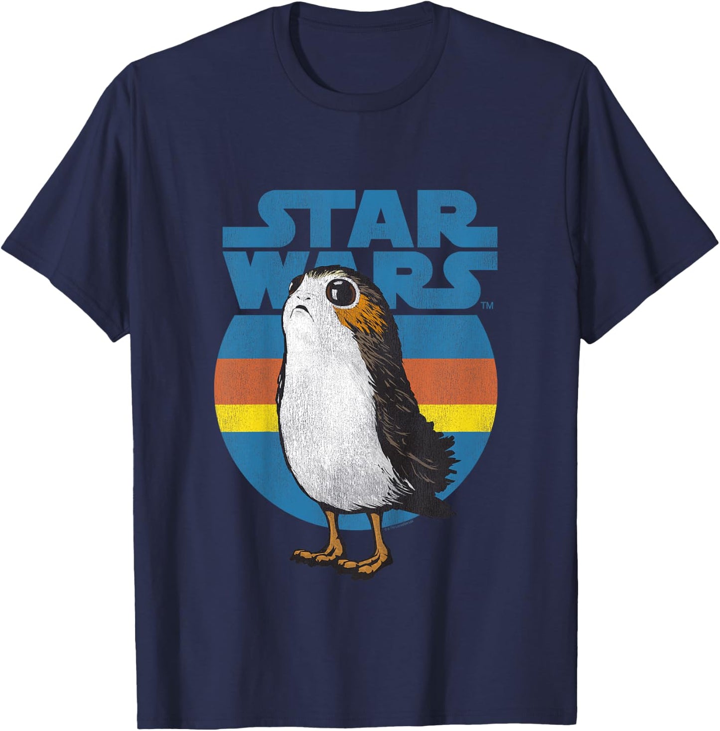 Star Wars Last Jedi Porg T-Shirt - T-Shirt | Navy