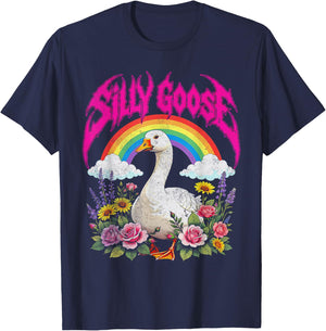 Silly Goose Heavy Metal T-Shirt - T-Shirt | Navy