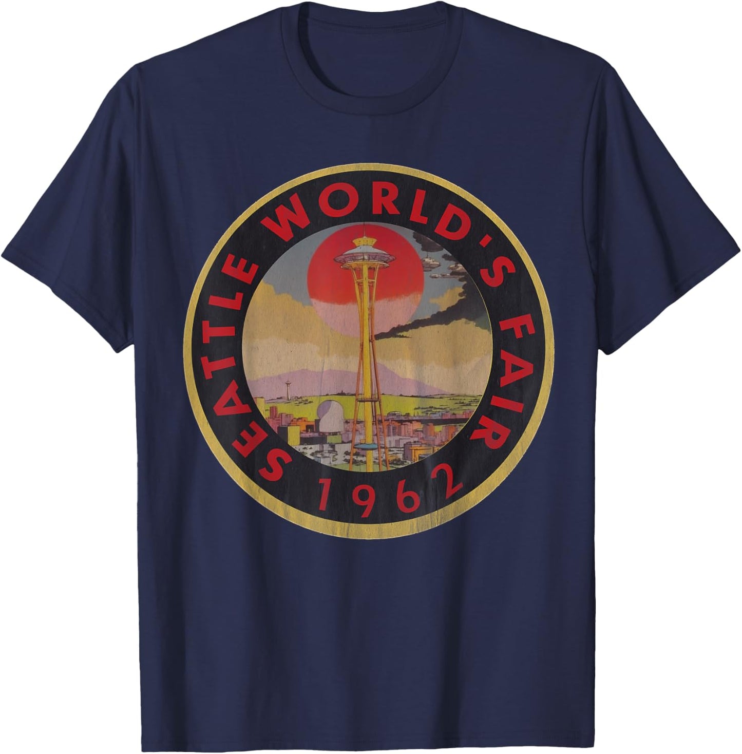 Seattle World's Fair Washington T-Shirt - T-Shirt | Navy
