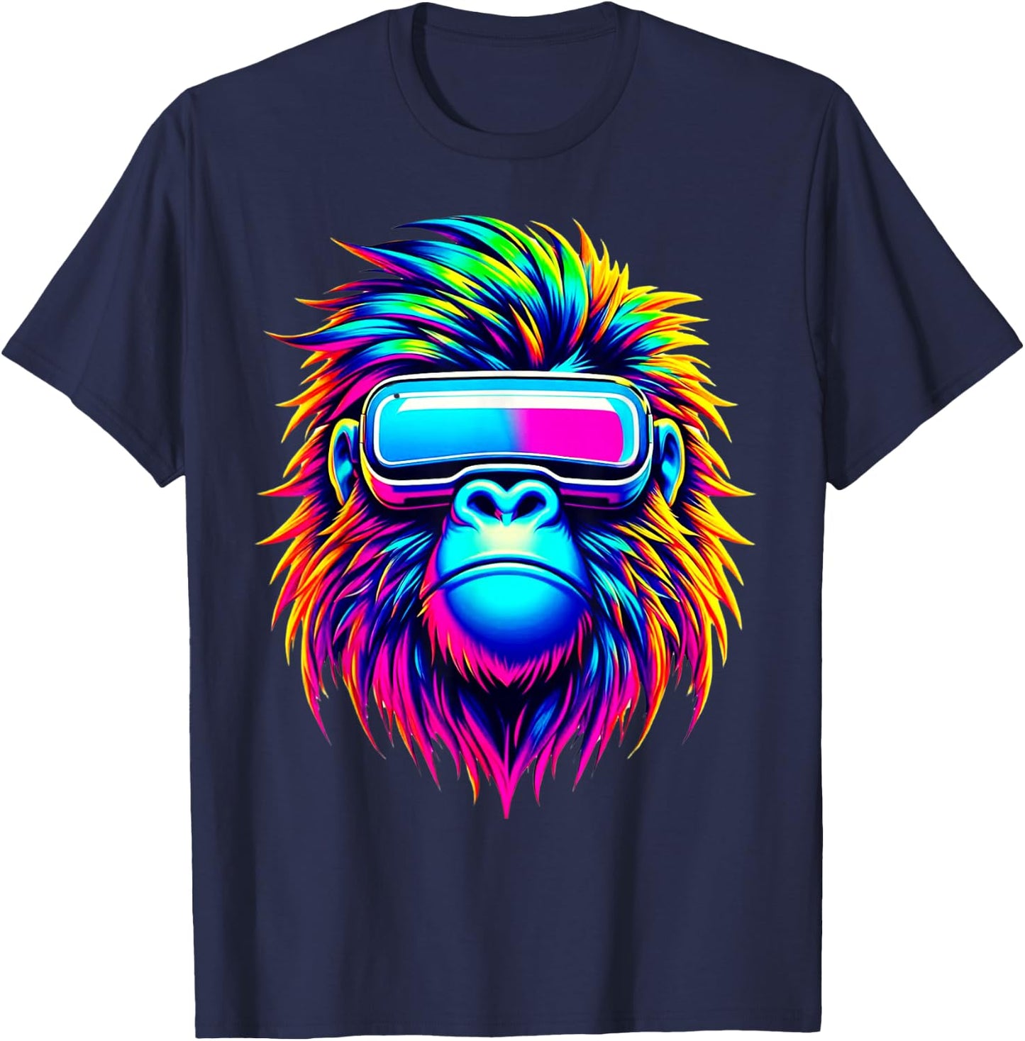 Birthday Gorilla Boys Adult Men Funny Gorilla Party Birthday T-Shirt - T-Shirt | Navy