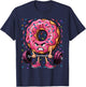 Donut Deadlift Weightlifing Funny Fitness Workout Gym Lover T-Shirt - T-Shirt | Navy