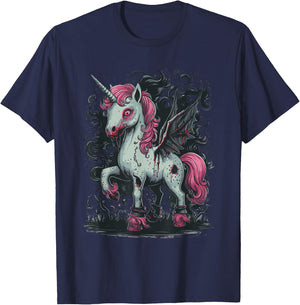 Unicorn Zombie T-Shirt - T-Shirt | Navy
