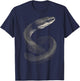 Snake Animal Illustration Snake , black T-Shirt - T-Shirt | Navy
