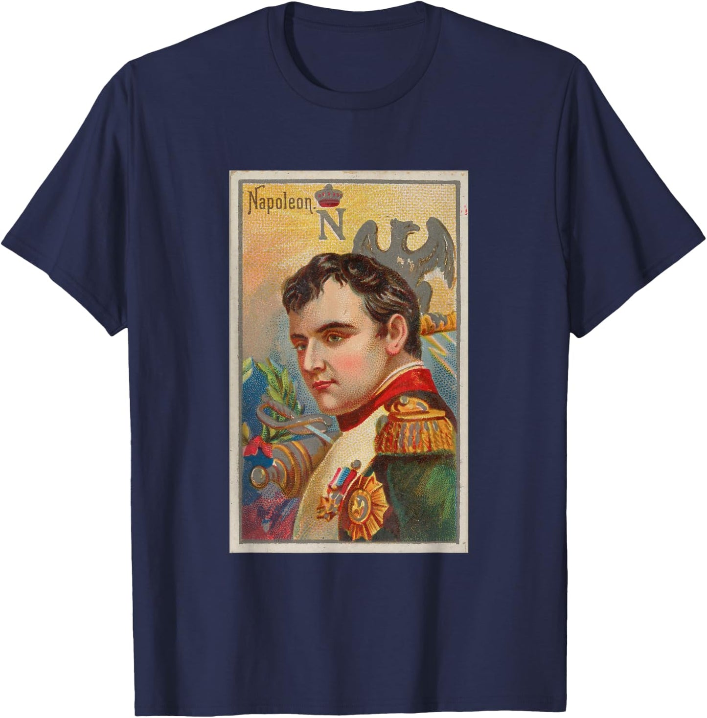 Napoleon Bonaparte Portrait T Shirt T-Shirt - T-Shirt | Navy