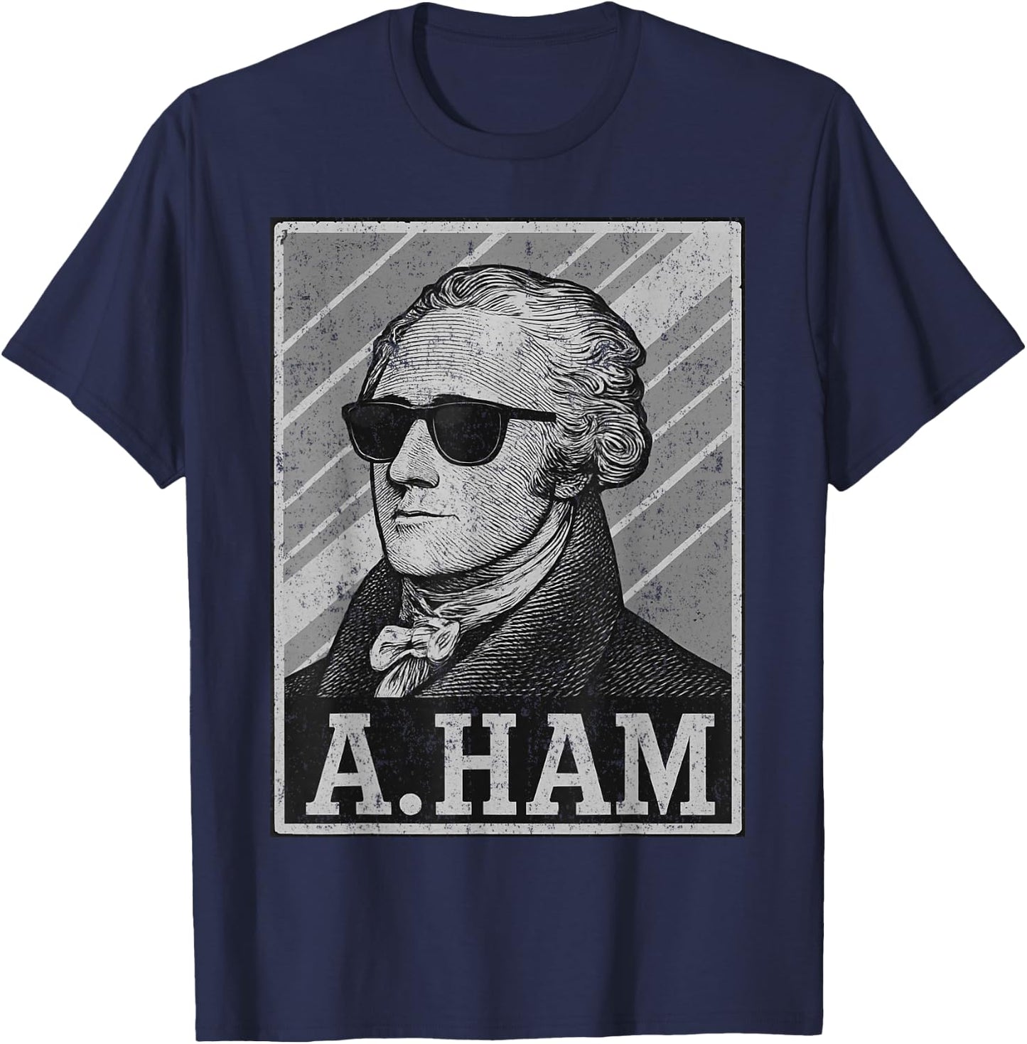 Retro Alexander Hamilton Funny Saying Men Women Kids T-Shirt - T-Shirt | Navy