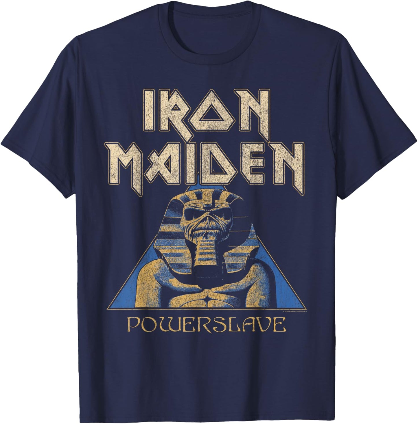 Iron Maiden Pyramid Sphinx Navy T-Shirt - T-Shirt | Navy