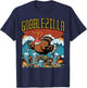 Thanksgiving Gobblezilla Funny Turkey Day Men Kids Women T-Shirt - T-Shirt | Navy