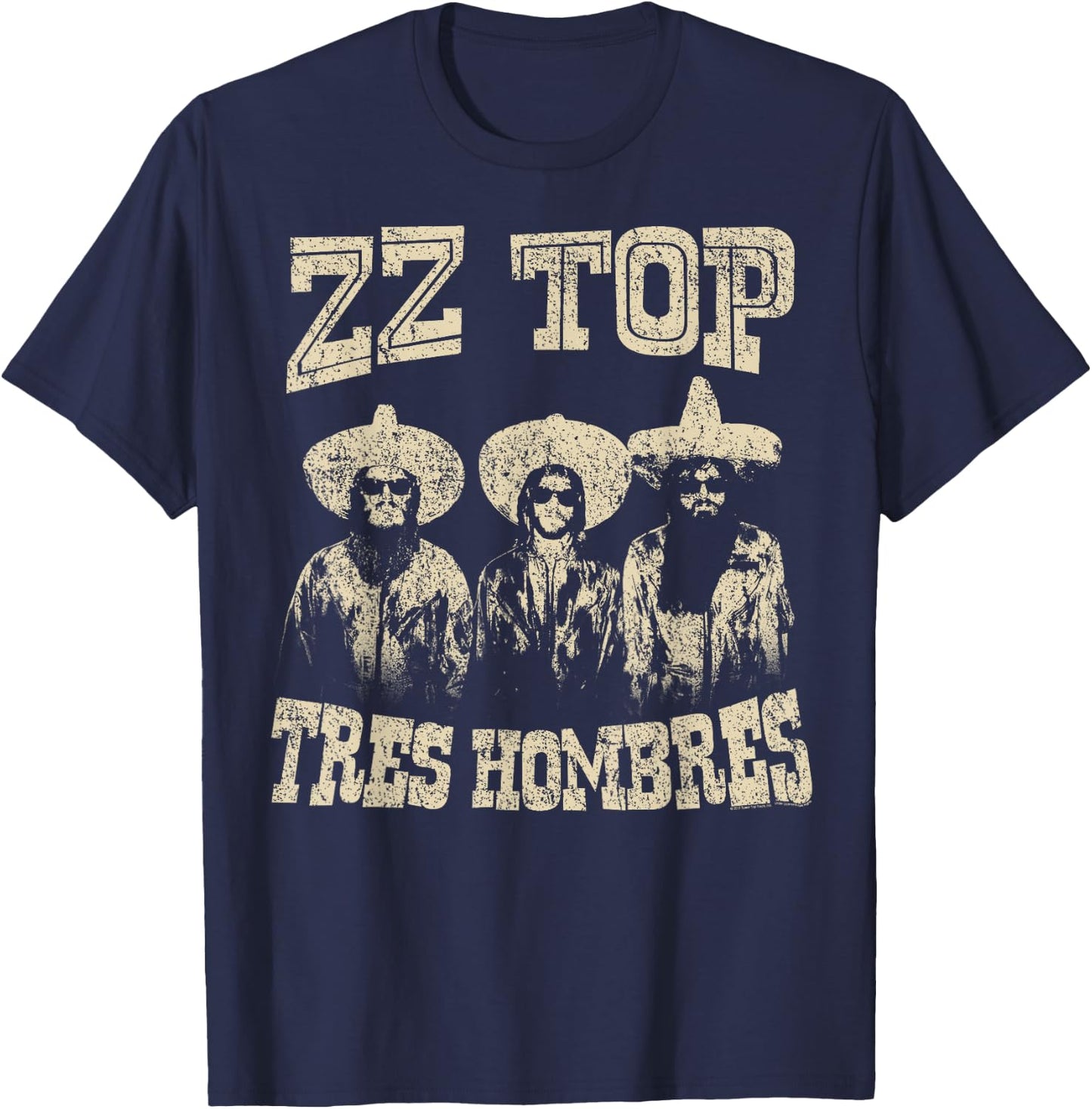 ZZ Top Hombres T-Shirt - T-Shirt | Navy