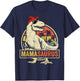 Mamasaurus T rex Dinosaur Funny Mama Saurus Family Matching T-Shirt - T-Shirt | Navy