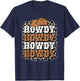 Howdy Western Country Cowgirl Cowboy Texas Rodeo T-Shirt - T-Shirt | Navy