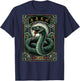 On Back | Year Of The Snake 2025 Lunar and Chinese New Year T-Shirt - T-Shirt | Navy