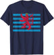 Luxembourg Flag Red Lion Ensign Version T-Shirt - T-Shirt | Navy