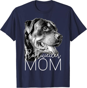 Rottweiler Mom - Dog mother's day gift T-Shirt - T-Shirt | Navy
