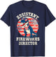 Kids T-Rex ASSISTANT FIREWORKS DIRECTOR 4th July Red White T-Shirt - T-Shirt | Navy