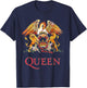 Queen Official Classic Crest , black T-Shirt - T-Shirt | Navy
