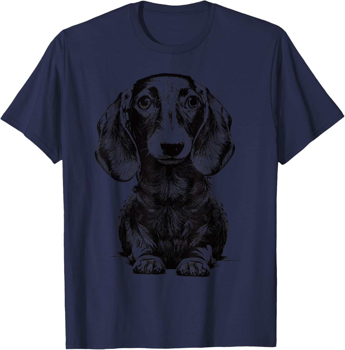Dachshund, Wiener Dog Puppy, Doxie Mom T-Shirt - T-Shirt | Navy