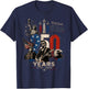 Vintage Abraham Lincoln Abe Lincoln Playing Guitar 250 Years T-Shirt - T-Shirt | Navy